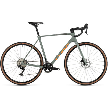 Bicicleta de ciclocross CUBE CROSS RACE C:62 PRO Shimano GRX Mix 40 dientes Gris/Naranja 2023 0